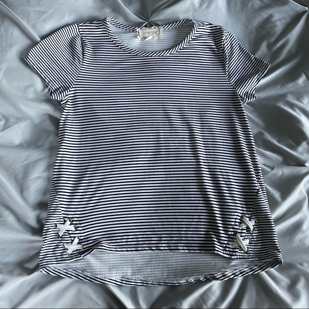 Navy Striped T-shirt
